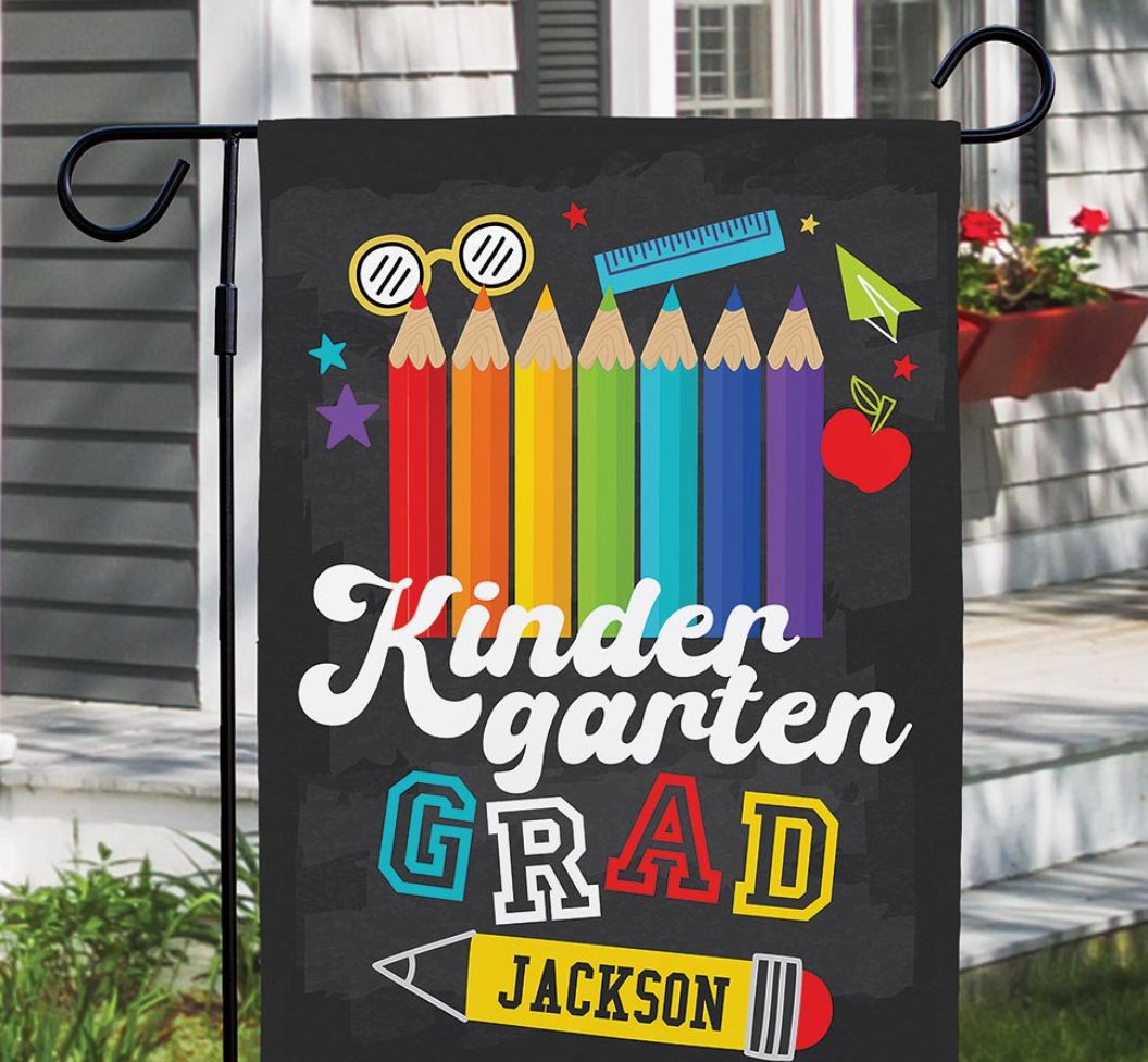 Graduation Garden Flag