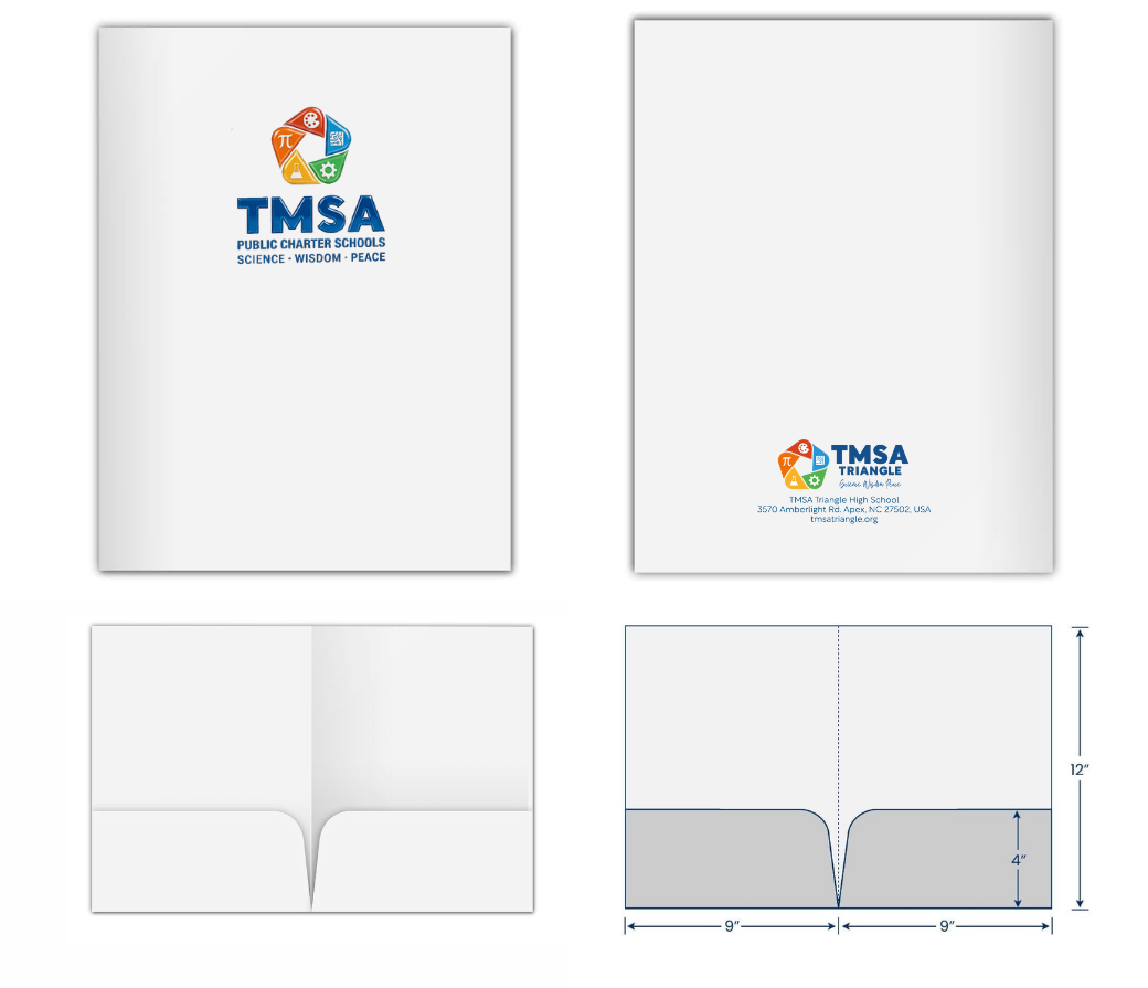 Custom Certificate / Two Pocket folders