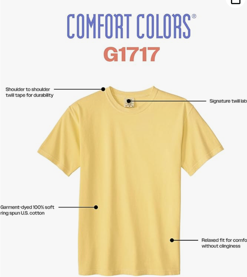 COMFORT COLORS PREMIUM HEAVY COTTON