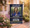 Graduation Garden Flag