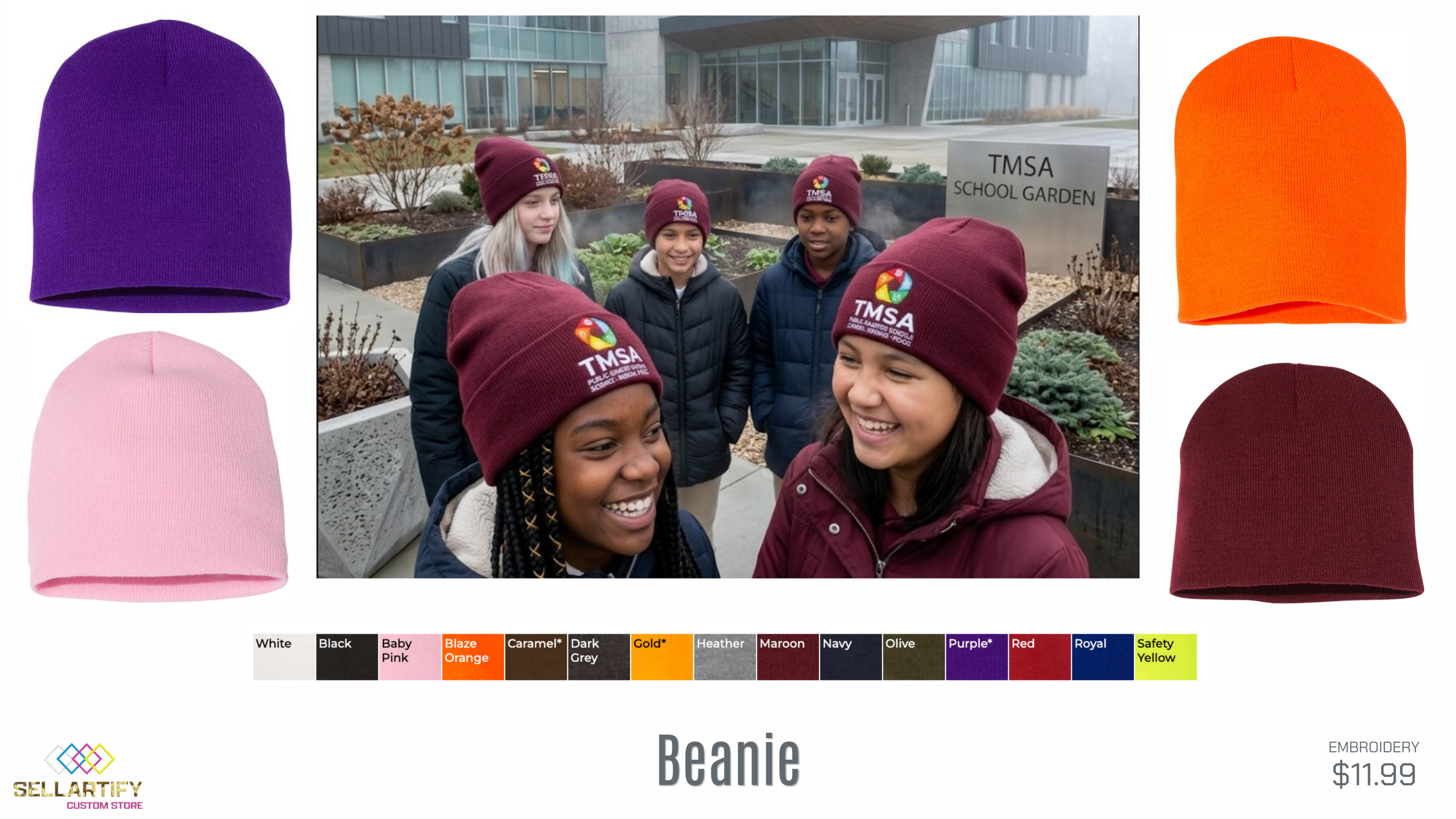 Embroidery Beanie